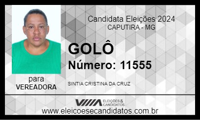 Candidato GOLÔ 2024 - CAPUTIRA - Eleições