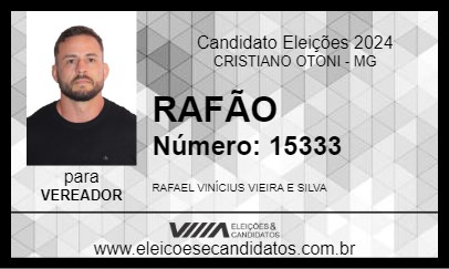 Candidato RAFÃO 2024 - CRISTIANO OTONI - Eleições