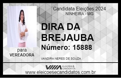 Candidato DIRA DA BREJAUBA 2024 - NINHEIRA - Eleições