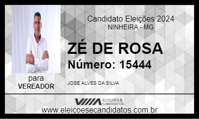 Candidato ZÉ DE ROSA 2024 - NINHEIRA - Eleições