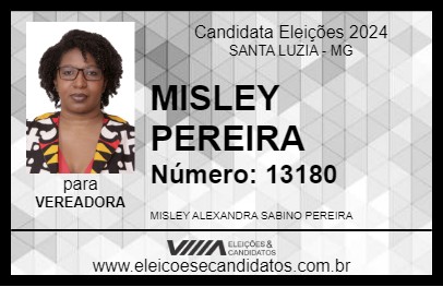 Candidato MISLEY PEREIRA 2024 - SANTA LUZIA - Eleições