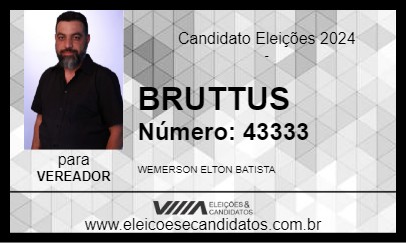 Candidato BRUTTUS 2024 - SANTA LUZIA - Eleições