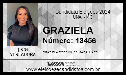 Candidato GRAZIELA 2024 - UNAÍ - Eleições