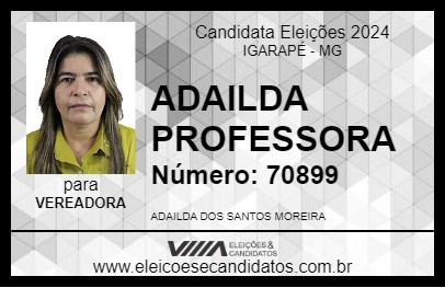 Candidato ADAILDA PROFESSORA 2024 - IGARAPÉ - Eleições