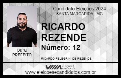 Candidato RICARDO REZENDE 2024 - SANTA MARGARIDA - Eleições