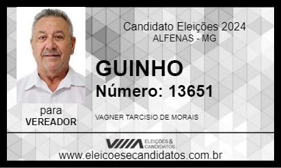 Candidato GUINHO 2024 - ALFENAS - Eleições