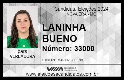 Candidato LANINHA BUENO 2024 - NOVA ERA - Eleições