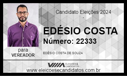 Candidato EDÉSIO COSTA 2024 - NOVA ERA - Eleições