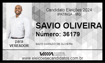 Candidato SAVIO OLIVEIRA 2024 - IPATINGA - Eleições