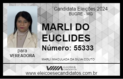 Candidato MARLI DO EUCLIDES 2024 - BUGRE - Eleições