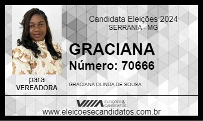 Candidato GRACIANA 2024 - SERRANIA - Eleições