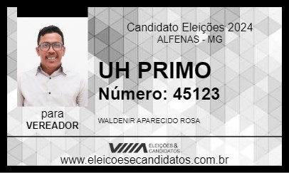 Candidato UH PRIMO 2024 - ALFENAS - Eleições