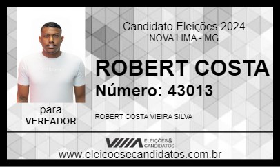 Candidato ROBERT COSTA 2024 - NOVA LIMA - Eleições