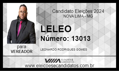 Candidato LELEO  2024 - NOVA LIMA - Eleições