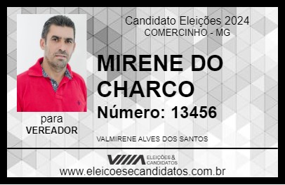 Candidato MIRENE DO CHARCO 2024 - COMERCINHO - Eleições