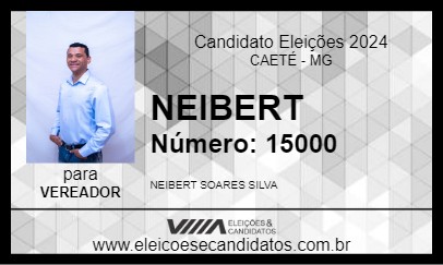 Candidato NEIBERT 2024 - CAETÉ - Eleições