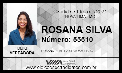 Candidato ROSANA SILVA 2024 - NOVA LIMA - Eleições