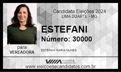 Candidato ESTEFANI 2024 - LIMA DUARTE - Eleições