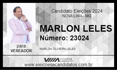 Candidato MARLON LELES 2024 - NOVA LIMA - Eleições