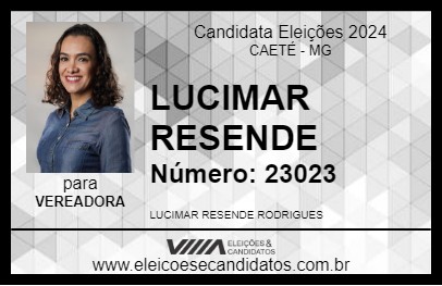 Candidato LUCIMAR RESENDE 2024 - CAETÉ - Eleições