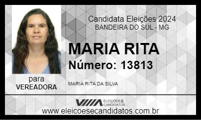 Candidato MARIA RITA 2024 - BANDEIRA DO SUL - Eleições