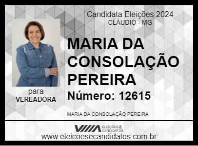 Candidato CONSOLA PEREIRA 2024 - CLÁUDIO - Eleições