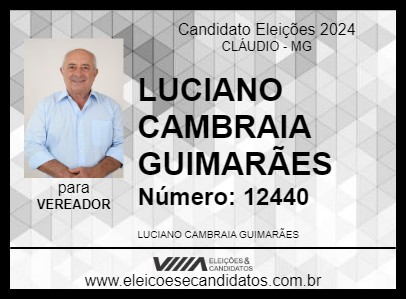 Candidato COELHO DO JACÓ 2024 - CLÁUDIO - Eleições