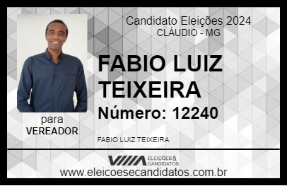 Candidato FÁBIO MAYER 2024 - CLÁUDIO - Eleições