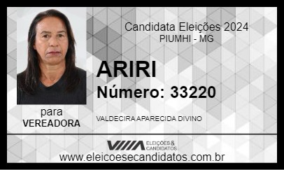 Candidato ARIRI 2024 - PIUMHI - Eleições