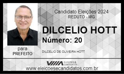 Candidato DILCELIO HOTT 2024 - REDUTO - Eleições