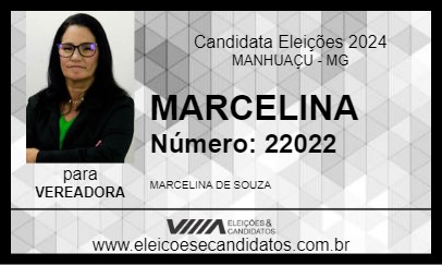 Candidato MARCELINA 2024 - MANHUAÇU - Eleições