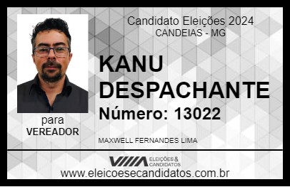 Candidato KANU DESPACHANTE 2024 - CANDEIAS - Eleições