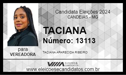 Candidato TACIANA 2024 - CANDEIAS - Eleições