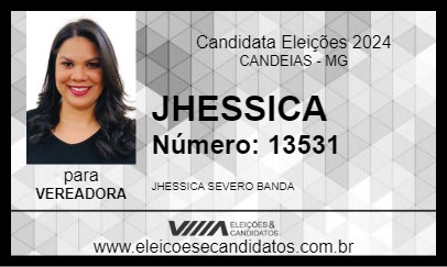 Candidato JHESSICA 2024 - CANDEIAS - Eleições