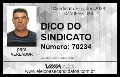 Candidato DICO DO SINDICATO 2024 - CANDEIAS - Eleições