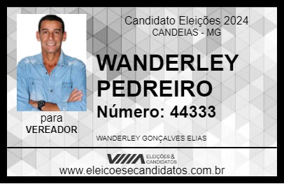 Candidato WANDERLEY PEDREIRO 2024 - CANDEIAS - Eleições