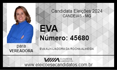 Candidato EVA PROFESSORA 2024 - CANDEIAS - Eleições