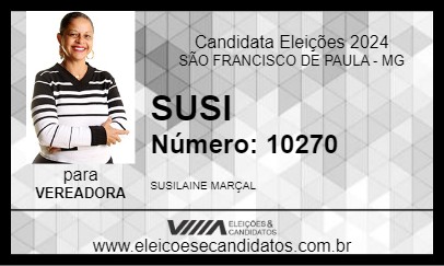 Candidato SUSI 2024 - SÃO FRANCISCO DE PAULA - Eleições