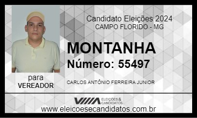 Candidato MONTANHA 2024 - CAMPO FLORIDO - Eleições