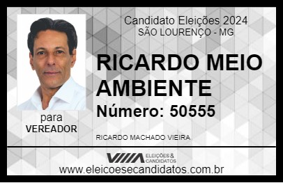 Candidato RICARDO MEIO AMBIENTE 2024 - SÃO LOURENÇO - Eleições