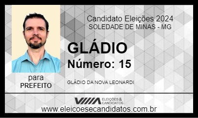 Candidato GLÁDIO 2024 - SOLEDADE DE MINAS - Eleições