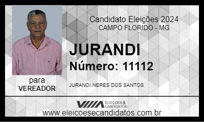 Candidato JURANDI 2024 - CAMPO FLORIDO - Eleições