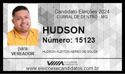 Candidato HUDSON 2024 - CURRAL DE DENTRO - Eleições