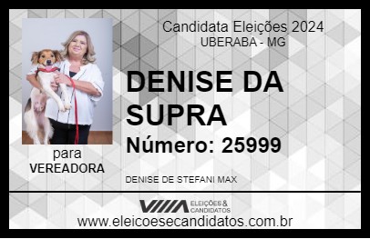 Candidato DENISE DA SUPRA 2024 - UBERABA - Eleições