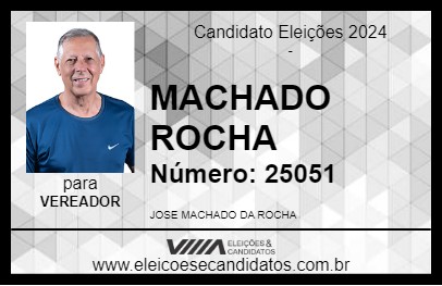 Candidato MACHADO ROCHA 2024 - UBERABA - Eleições