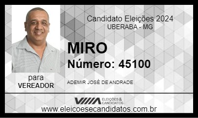 Candidato MIRO 2024 - UBERABA - Eleições