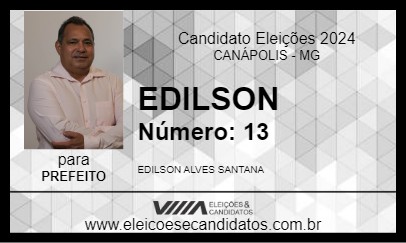 Candidato EDILSON 2024 - CANÁPOLIS - Eleições