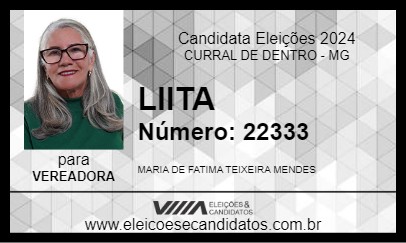 Candidato LIITA 2024 - CURRAL DE DENTRO - Eleições