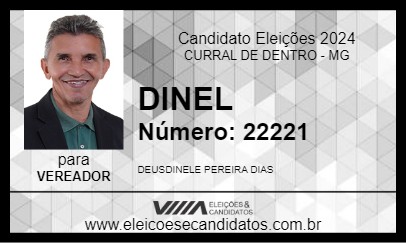 Candidato DINEL 2024 - CURRAL DE DENTRO - Eleições