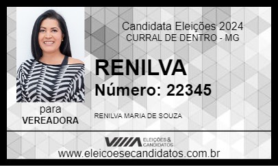 Candidato RENILVA 2024 - CURRAL DE DENTRO - Eleições